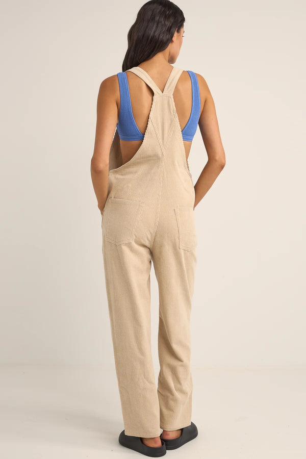 Rhythm Hope Corduroy Dungarees - Sand