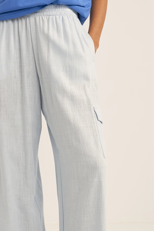 Rhythm Amalfi Cargo Pant Trousers - Blue