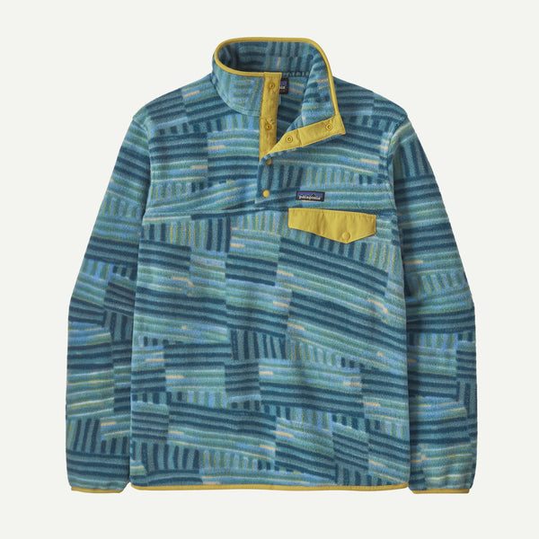 Patagonia Men's Lightweight Synchilla® Snap-T® Fleece Pullover - Wetland Blue