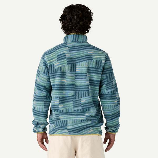 Patagonia Men's Lightweight Synchilla® Snap-T® Fleece Pullover - Wetland Blue