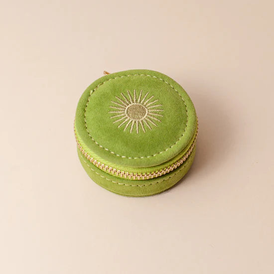 Cai & Jo Mini Travel Jewellery Case - Avocado