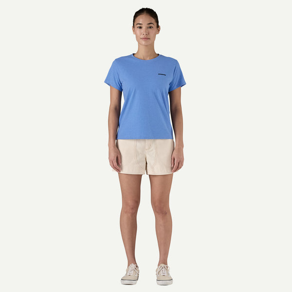 Patagonia Women's P-6 Logo Responsibili-Tee - Abundant Blue
