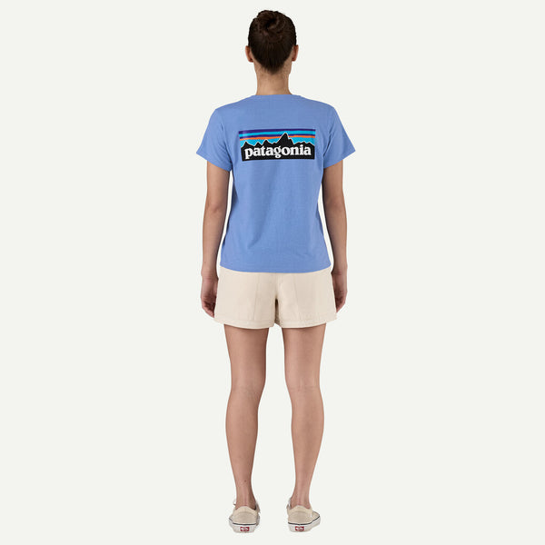 Patagonia Women's P-6 Logo Responsibili-Tee - Abundant Blue