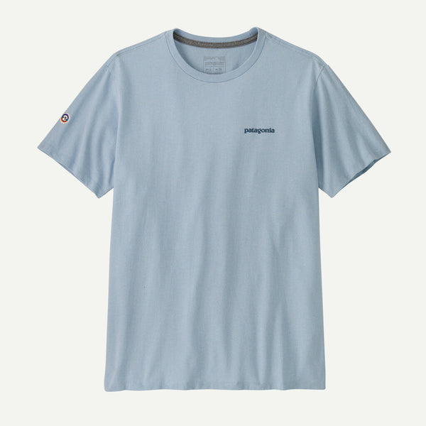 Patagonia Men's Fitz Roy Icon Responsibili-Tee - Fleck Blue