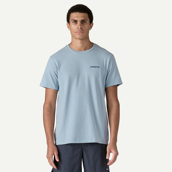 Patagonia Men's Fitz Roy Icon Responsibili-Tee - Fleck Blue