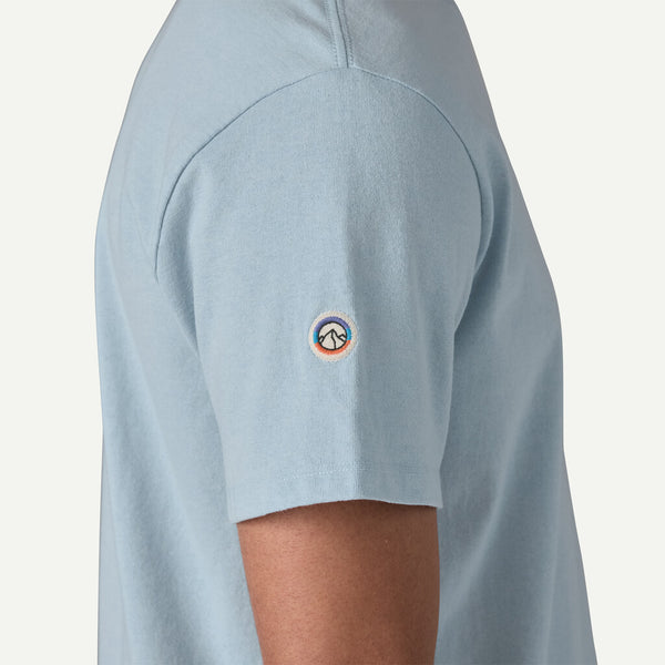 Patagonia Men's Fitz Roy Icon Responsibili-Tee - Fleck Blue