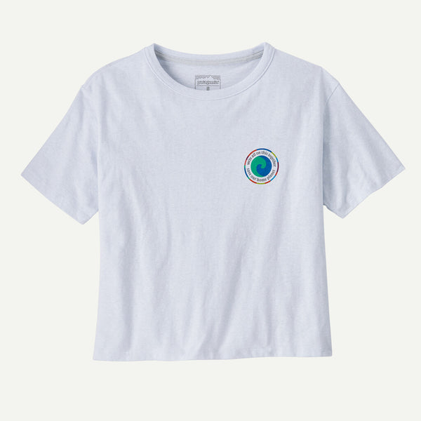 Patagonia Women's Unity Fitz Easy-Cut Responsibili-Tee T-shirt - White