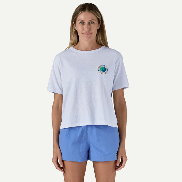 Patagonia Women's Unity Fitz Easy-Cut Responsibili-Tee T-shirt - White