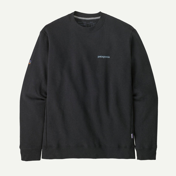 Patagonia Fitz Roy Icon Uprisal Crew Sweatshirt - Ink Black