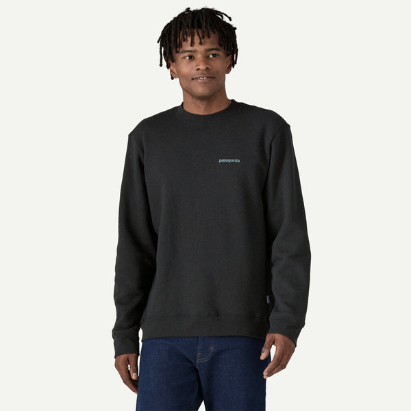 Patagonia Fitz Roy Icon Uprisal Crew Sweatshirt - Ink Black