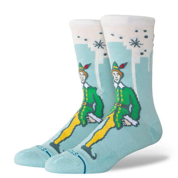 Stance Big City Elf Crew Socks - Ice Blue