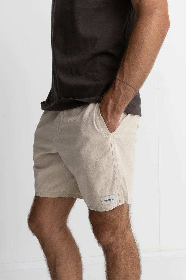 Rhythm Classic Linen Jam Shorts - Sand