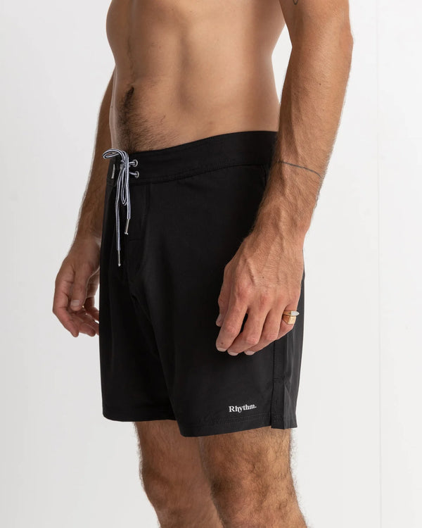 Rhythm Classic Stretch Trunk Boardshorts - Black