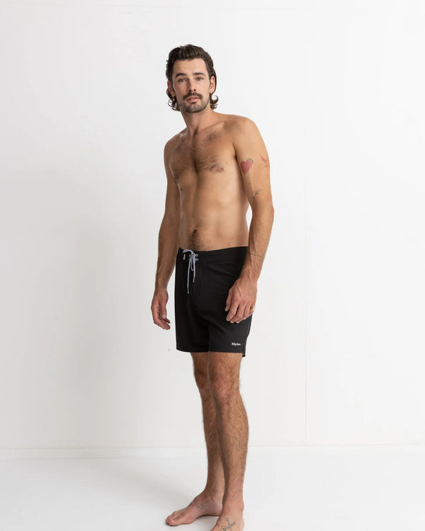 Rhythm Classic Stretch Trunk Boardshorts - Black