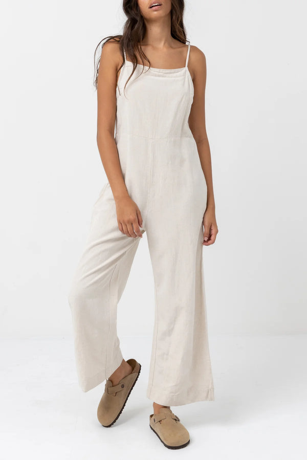 Rhythm Classic Playsuit - Oat