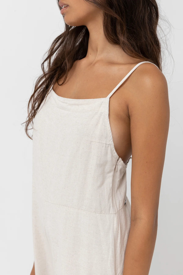 Rhythm Classic Playsuit - Oat