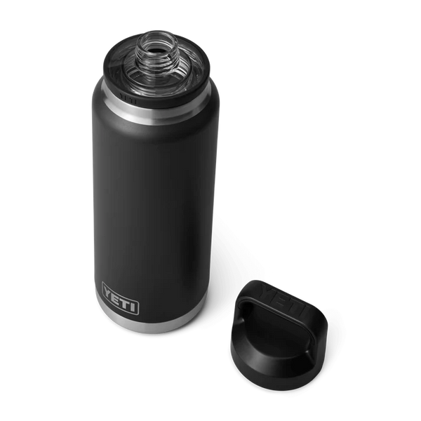 YETI RAMBLER 36 OZ BOTTLE WITH CHUG CAP - BLACK