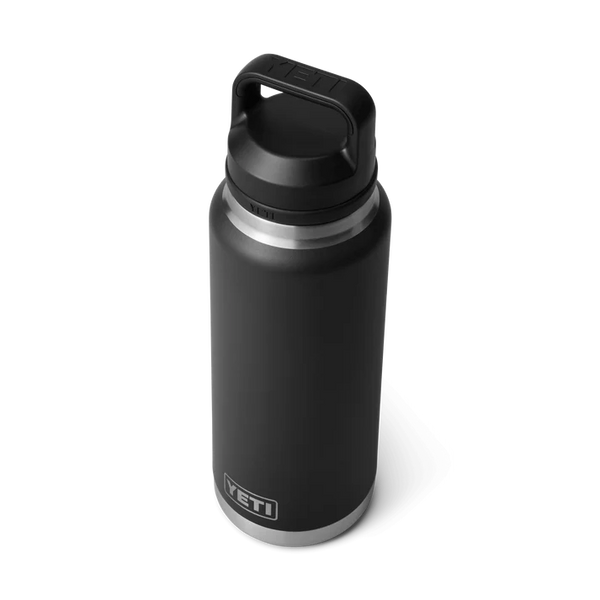 YETI RAMBLER 36 OZ BOTTLE WITH CHUG CAP - BLACK