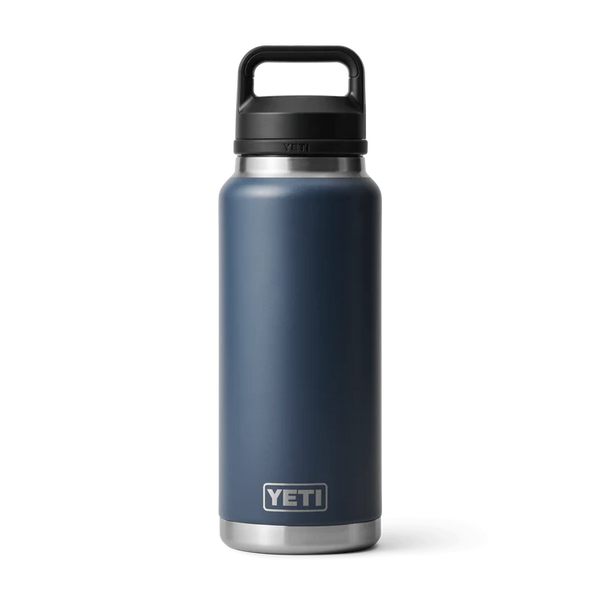 YETI RAMBLER 36 OZ BOTTLE WITH CHUG CAP - NAVY