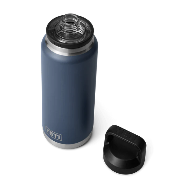 YETI RAMBLER 36 OZ BOTTLE WITH CHUG CAP - NAVY