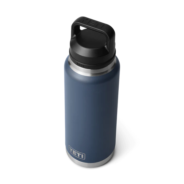YETI RAMBLER 36 OZ BOTTLE WITH CHUG CAP - NAVY
