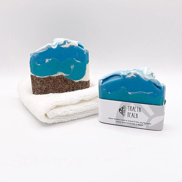 The Soap Mine - Handmade Soap - Traeth (Beach) With Scrub Layer