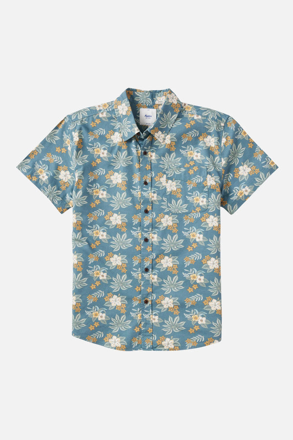 Katin Benji Men's Short Sleeve Shirt - Atlantic Green