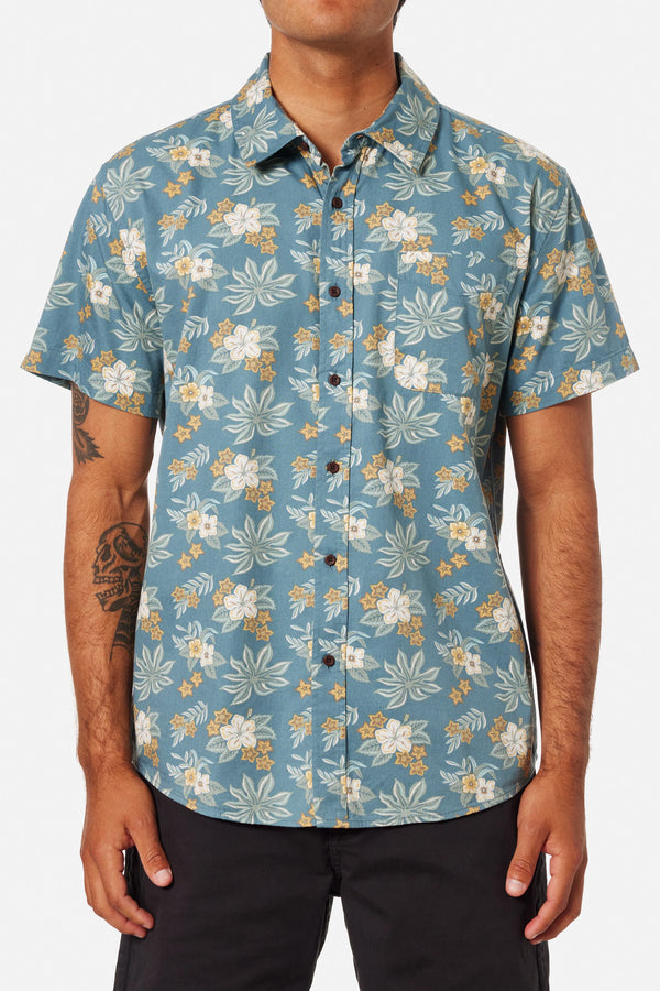 Katin Benji Men's Short Sleeve Shirt - Atlantic Green