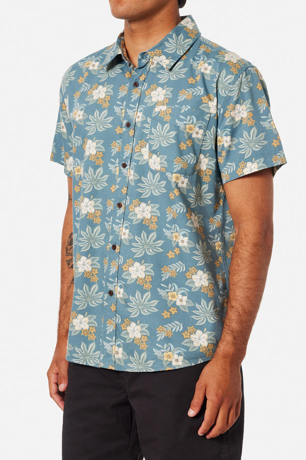 Katin Benji Men's Short Sleeve Shirt - Atlantic Green