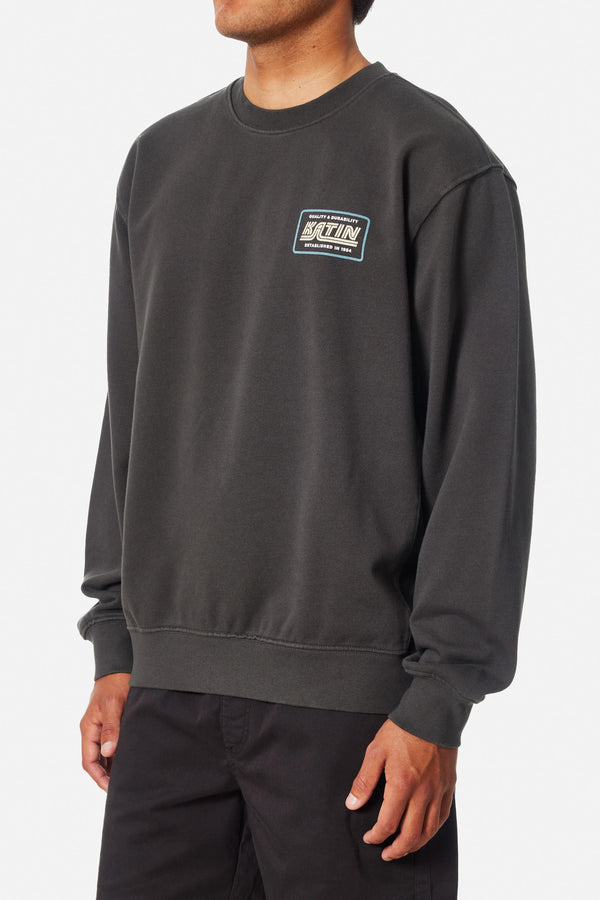 Katin Pit Stop Crewneck - Black Wash