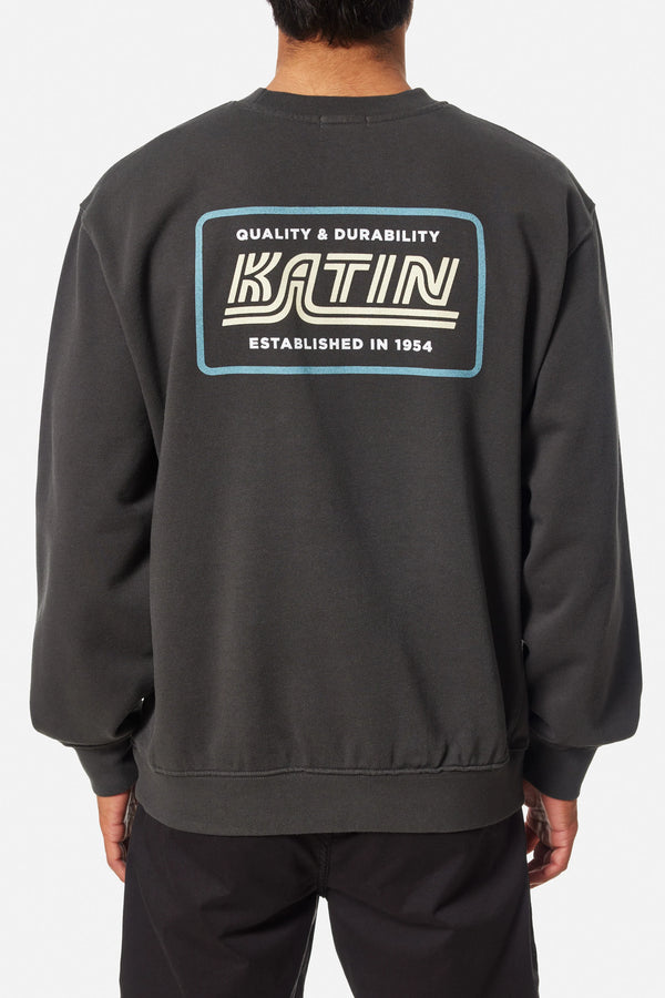 Katin Pit Stop Crewneck - Black Wash