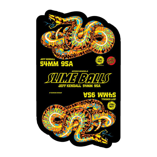 Slime Balls Jeff Kendall Snake Hardline Skateboard Wheels 54mm  95a