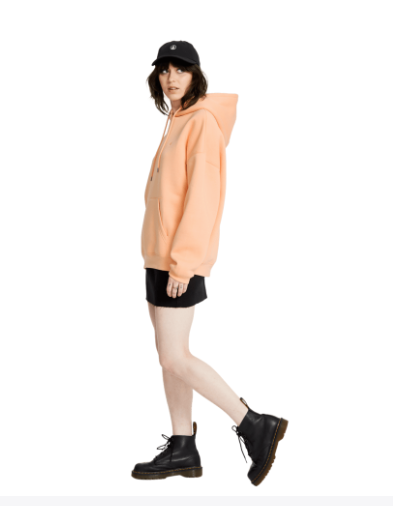 Volcom Stone Heart Up Hoodie - Pale Peach