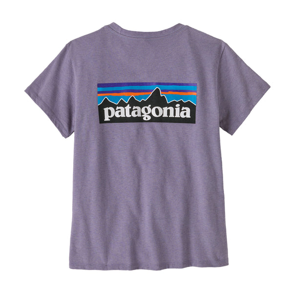 Patagonia Women's P-6 Logo Responsibili-Tee T-shirt - Concrete Purple