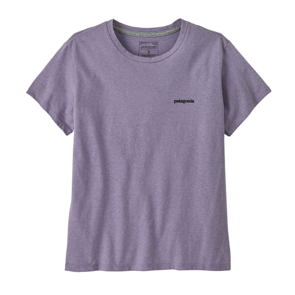 Patagonia Women's P-6 Logo Responsibili-Tee T-shirt - Concrete Purple