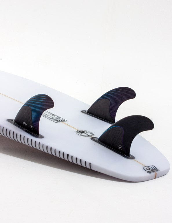 Balsa Surf & Skate Futures Fins Mayhem Thruster  Large  Blue