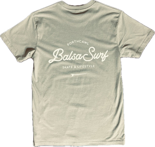 Balsa Surf & Skate T-shirt Balsa Town Organic T-shirt Eucalyptus Unisex
