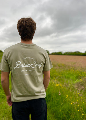 Balsa Surf & Skate T-shirt Balsa Town Organic T-shirt Eucalyptus Unisex