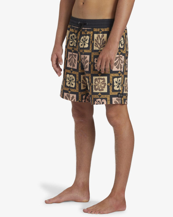 Billabong Shorts Tiki Reef Layback 17" - Swim Shorts for Men