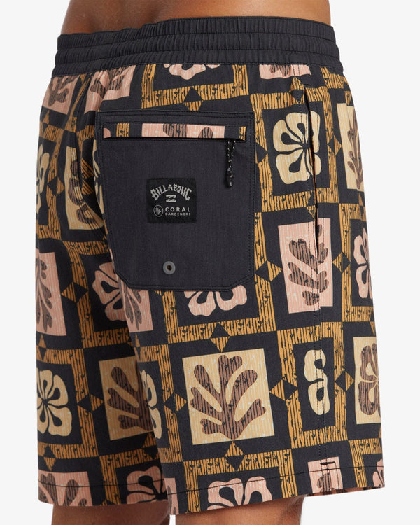 Billabong Shorts Tiki Reef Layback 17" - Swim Shorts for Men