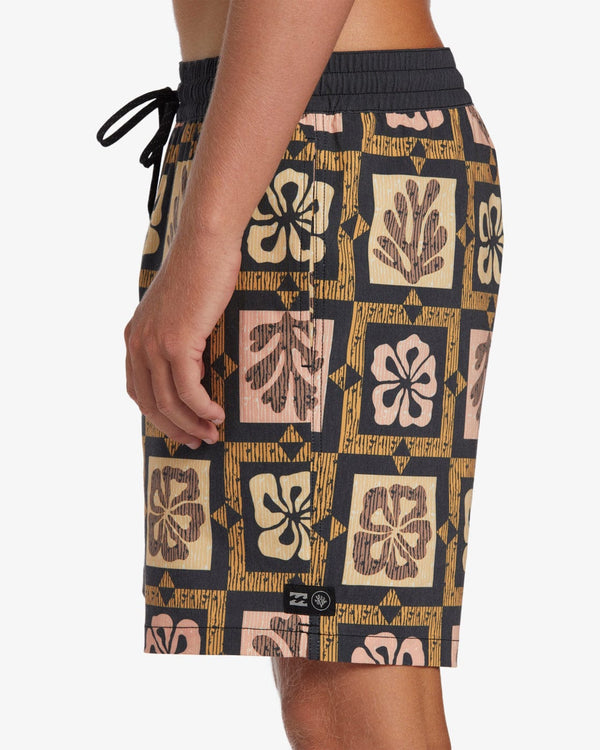 Billabong Shorts Tiki Reef Layback 17" - Swim Shorts for Men