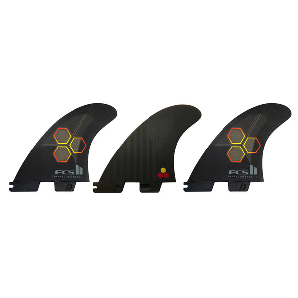 FCS II Channel Islands PC Surfboard Fin - Large - Black/Flame