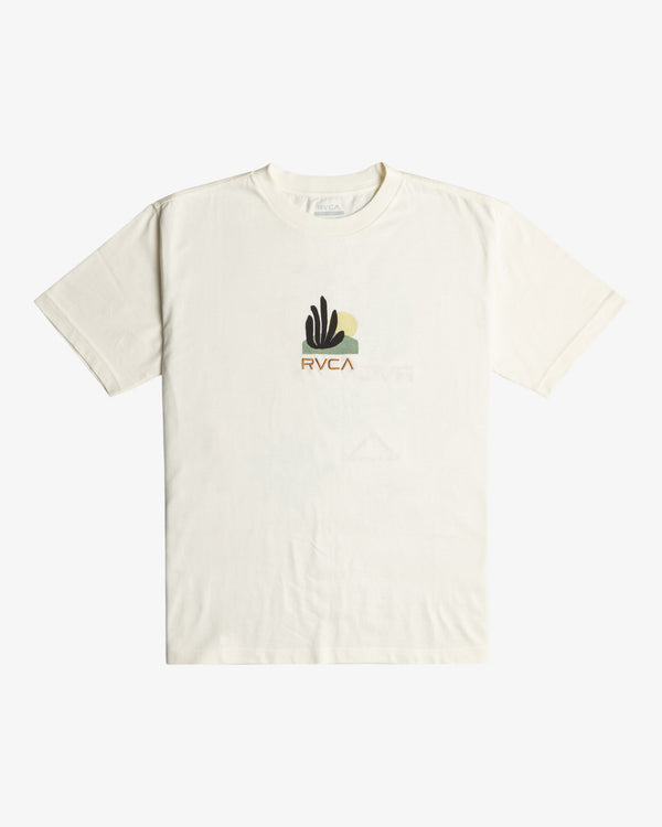 RVCA Paper Cuts Relaxed T-shirt - Antique White