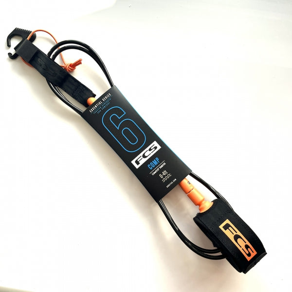 FCS 6ft Comp Surfboard Leash - Eclipse