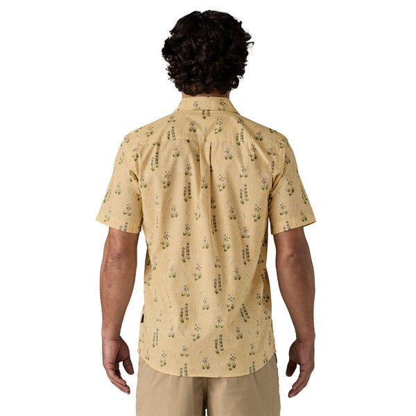 Patagonia Go To Shirt - Lupine Trail Beeswax Tan