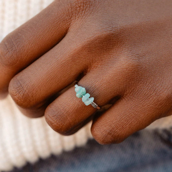 Puravida Jewellery Puravida Wire Wrapped Gemstone Ring