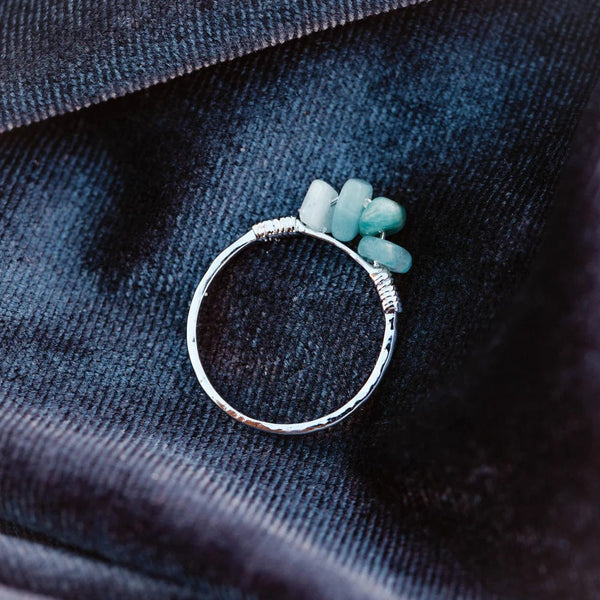 Puravida Jewellery Puravida Wire Wrapped Gemstone Ring