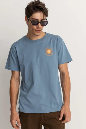 Rhythm T-shirt Rhythm Sun Life Short-Sleeved T-shirt Vintage Blue