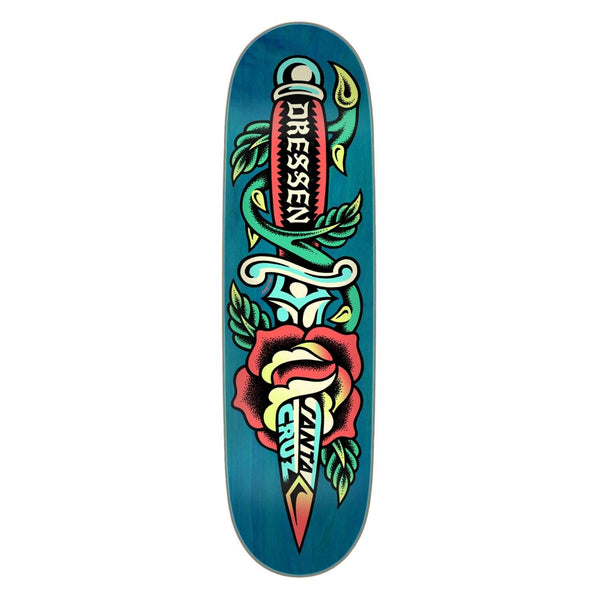 Santa Cruz Skateboard Decks Santa Cruz - Dressen Rose Dagger Pro Deck - 8.7"