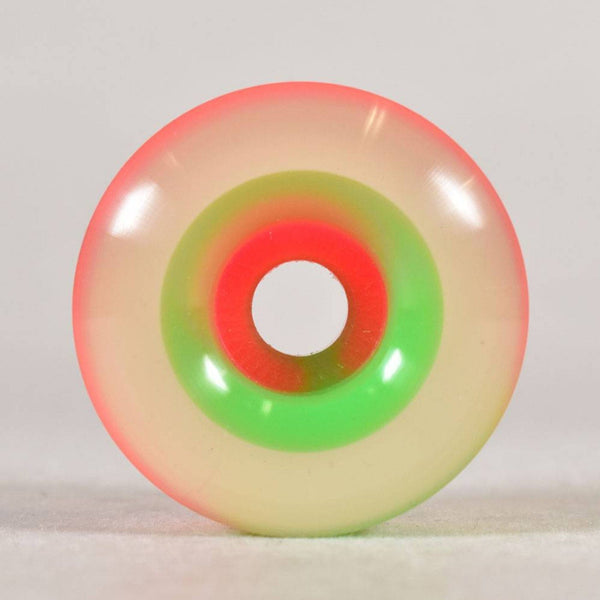 Spitfire Skateboards Spitfire Wheels Sapphire 90D Radial (Pink/Green) Skateboard Wheels 56mm
